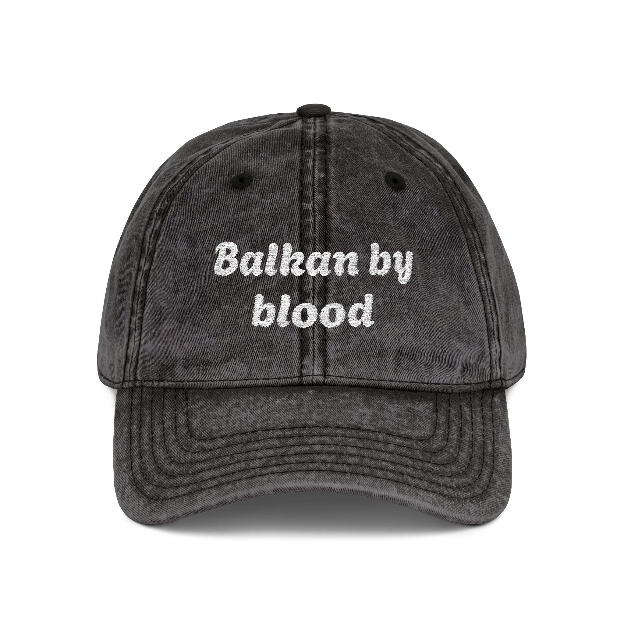 Balkan by blood Cap | Vintage Embroidered Baseball Hat