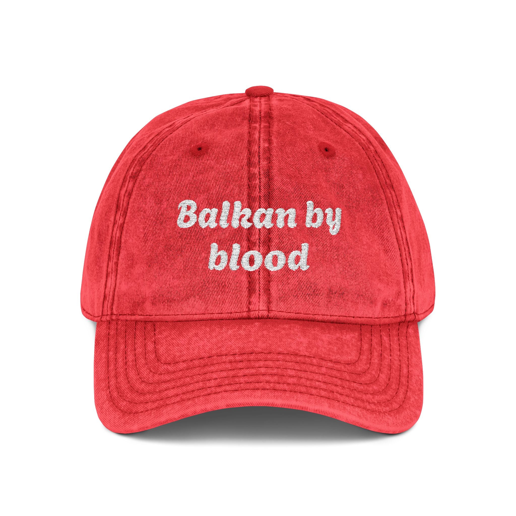 Balkan by blood Cap | Vintage Embroidered Baseball Hat