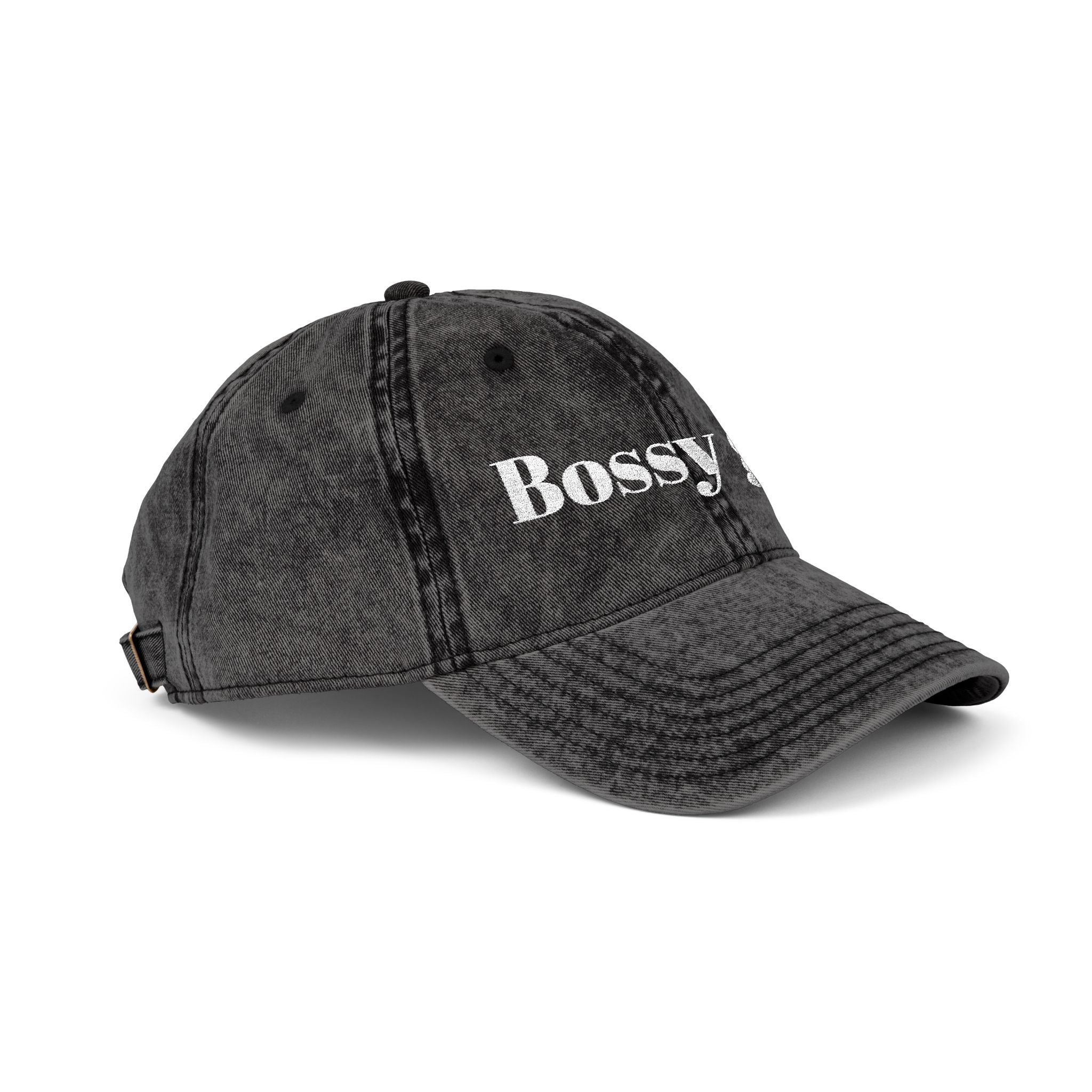 Bossy girl Cap | Vintage embroidered baseball hat