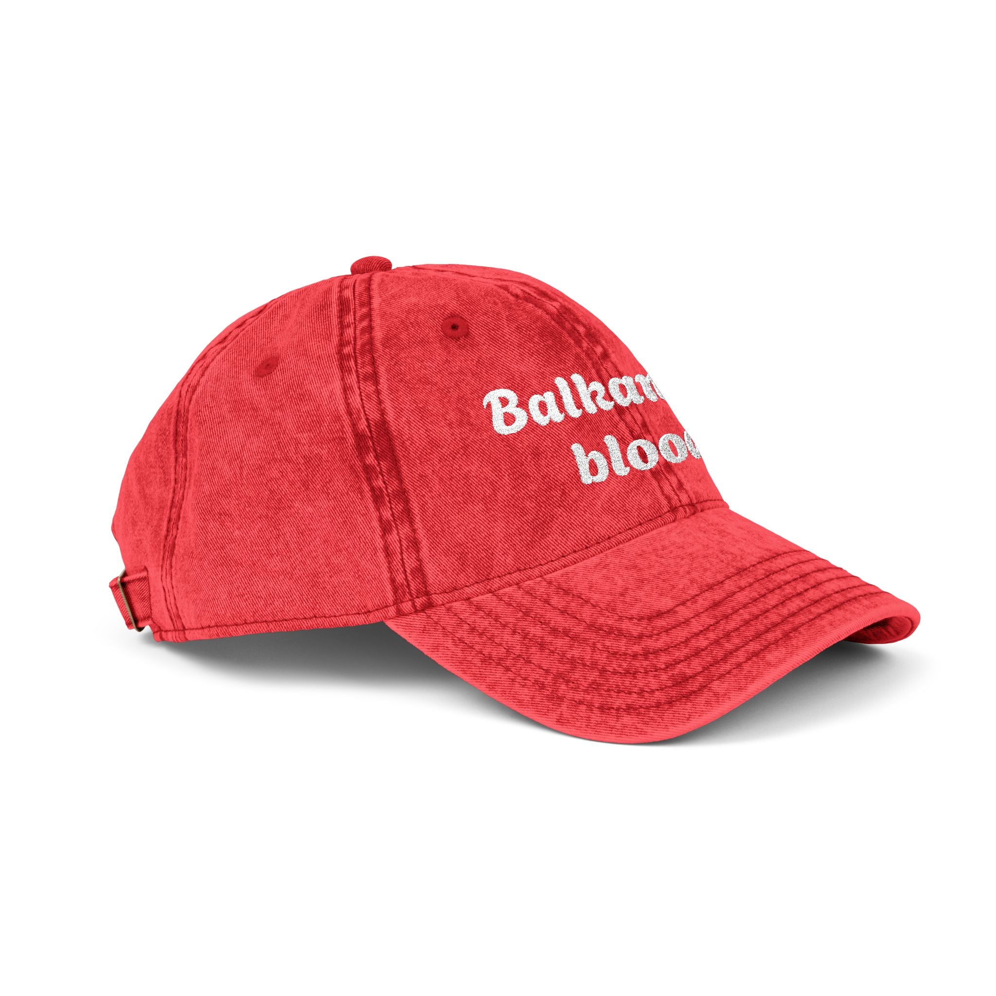 Balkan by blood Cap | Vintage Embroidered Baseball Hat