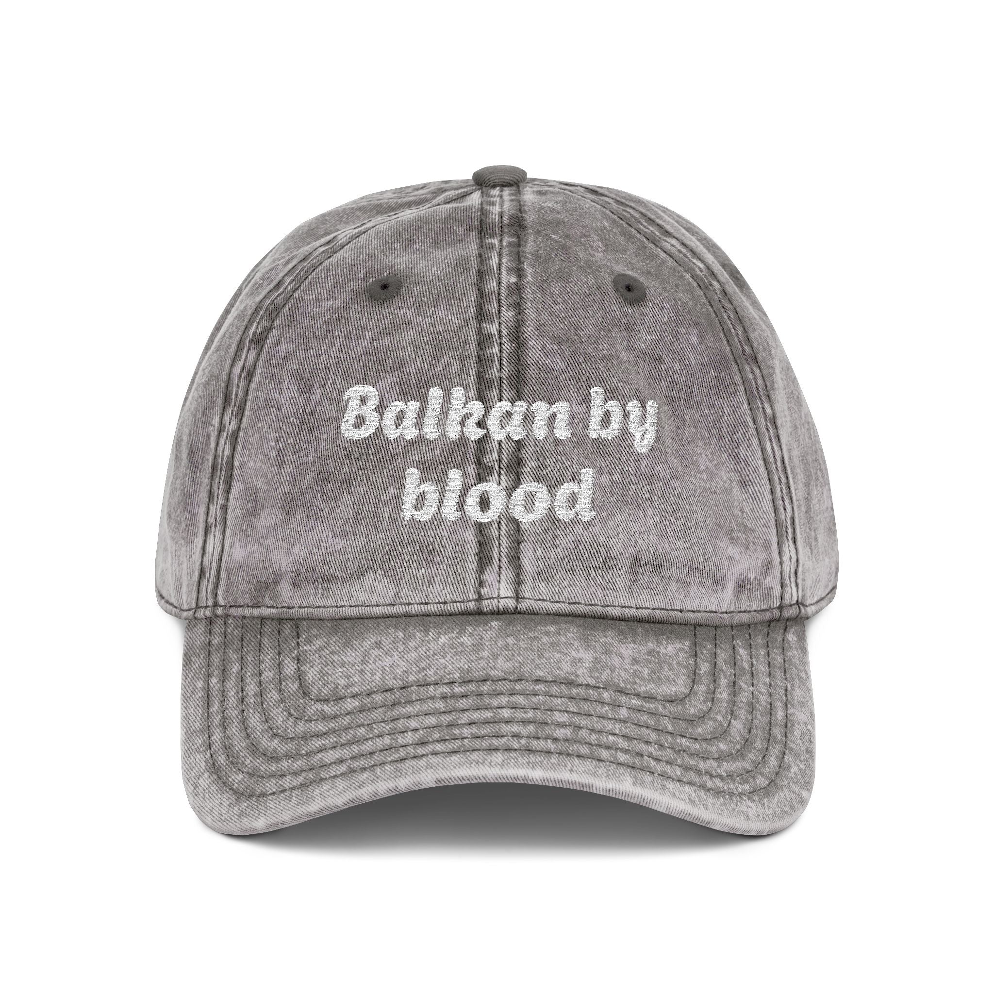 Balkan by blood Cap | Vintage Embroidered Baseball Hat