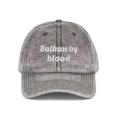 Balkan by blood Cap | Vintage Embroidered Baseball Hat