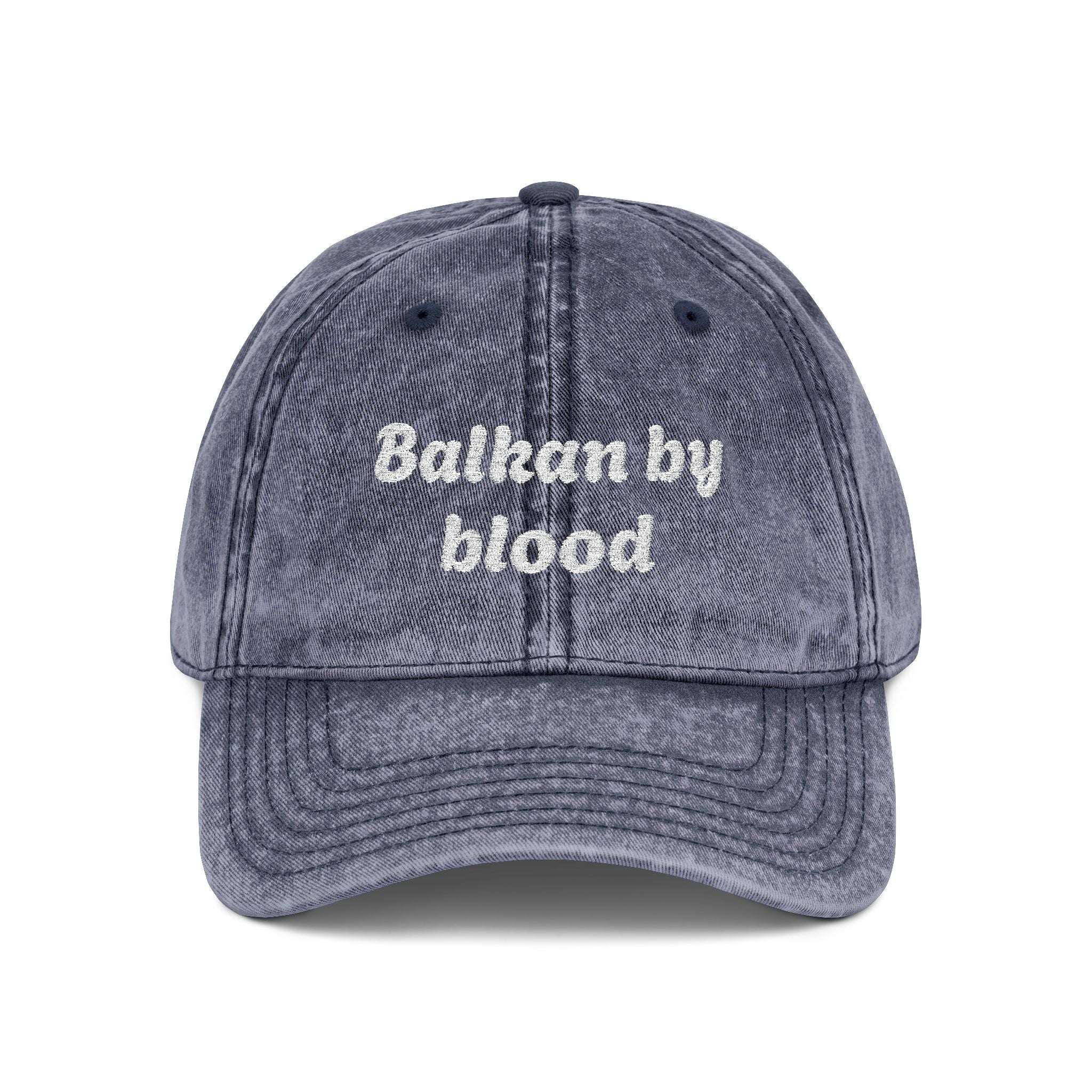 Balkan by blood Cap | Vintage Embroidered Baseball Hat