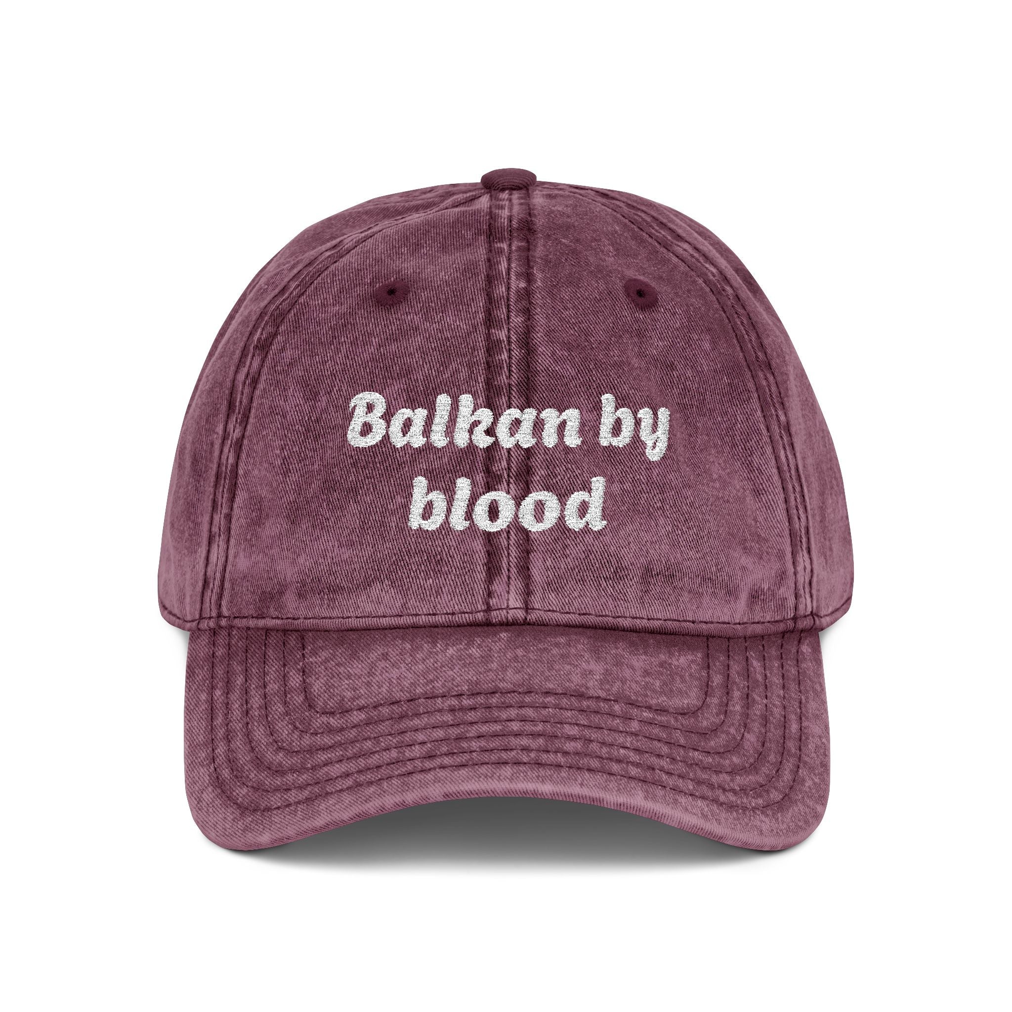 Balkan by blood Cap | Vintage Embroidered Baseball Hat